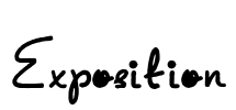 Exposition Font Image