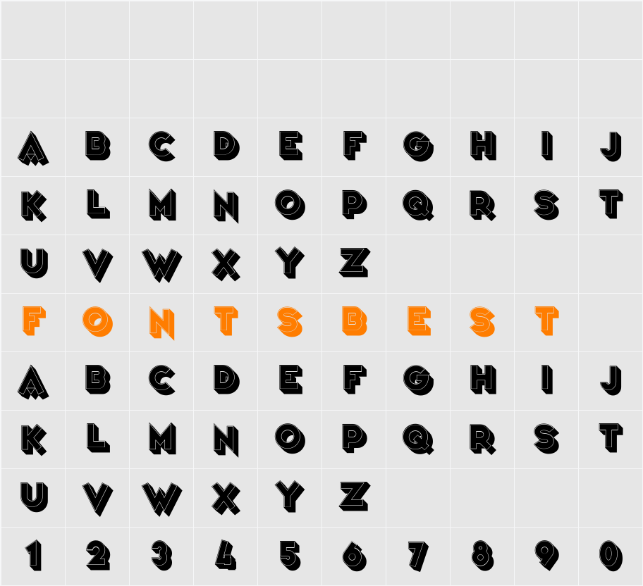 Varieté Artist Character Map