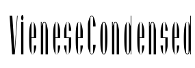 VieneseCondensed Font Image