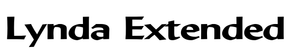 Lynda Extended Font Image