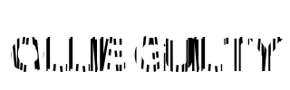 Ollie Guilty Font Image