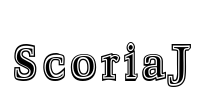 ScoriaJ Font Image