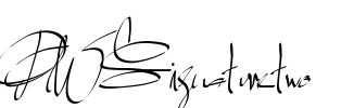PWSignaturetwo Font Image