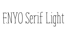 ENYO Serif Light Font Image