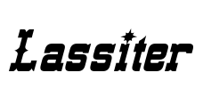 Lassiter Font Image