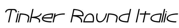 Tinker Round Italic