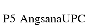 P5 AngsanaUPC Font Image