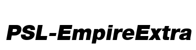 PSL-EmpireExtra Font Image