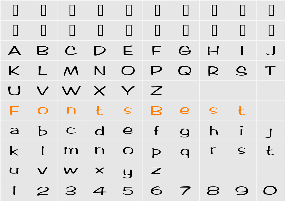 Marlo-Extended Character Map