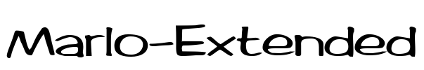 Marlo-Extended Font Image