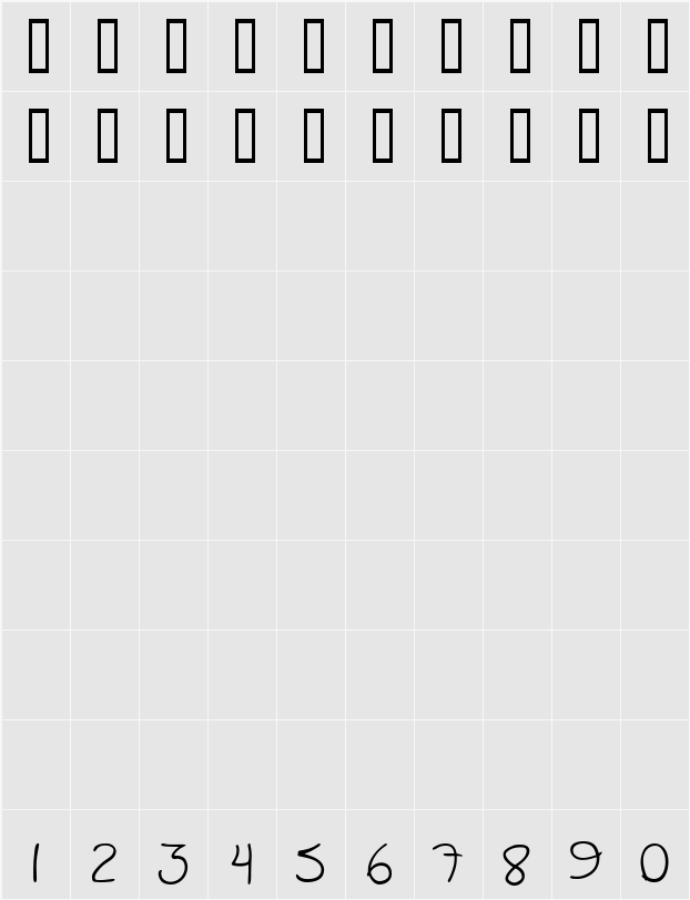 Hemdat Character Map