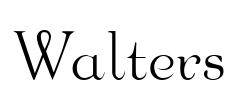 Walters Font Image