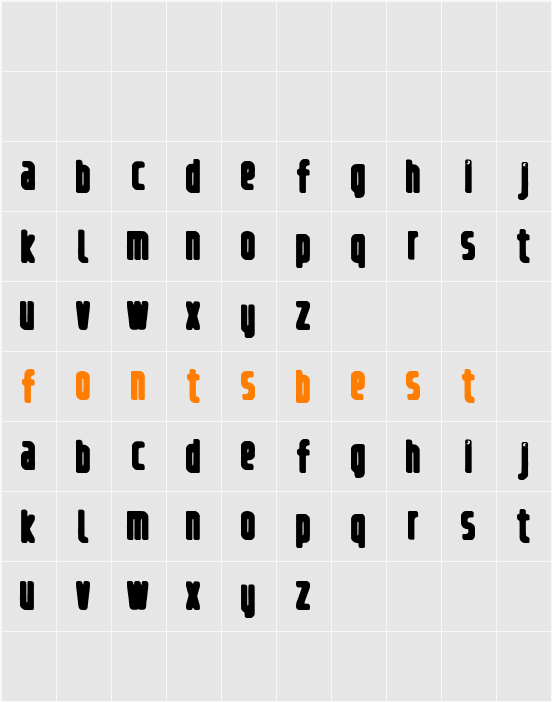 Refrigerator Fill Character Map