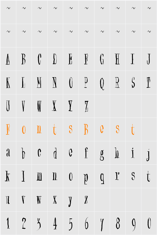 Synonym Blank Character Map