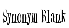 Synonym Blank