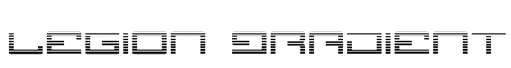Legion Gradient Font Image