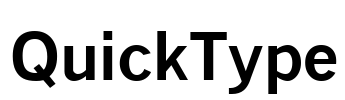 QuickType Font Image