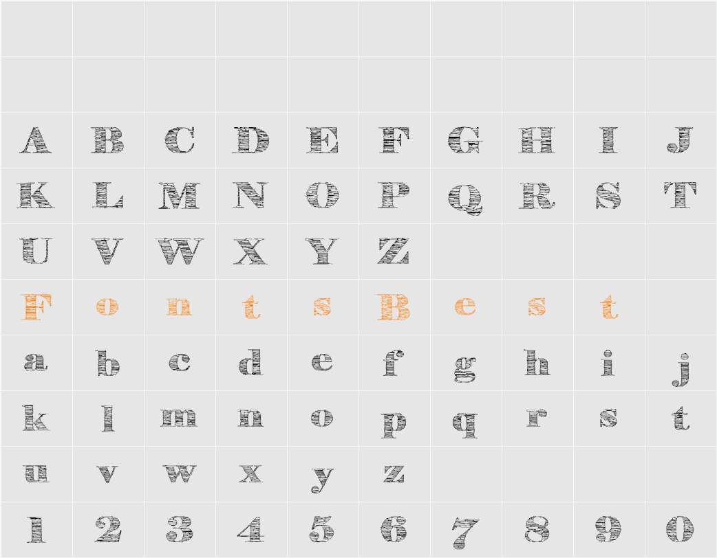 StoneStoryPlusP Character Map