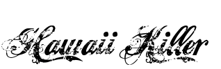 Hawaii Killer Font Image