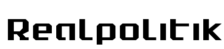 Realpolitik Font Image