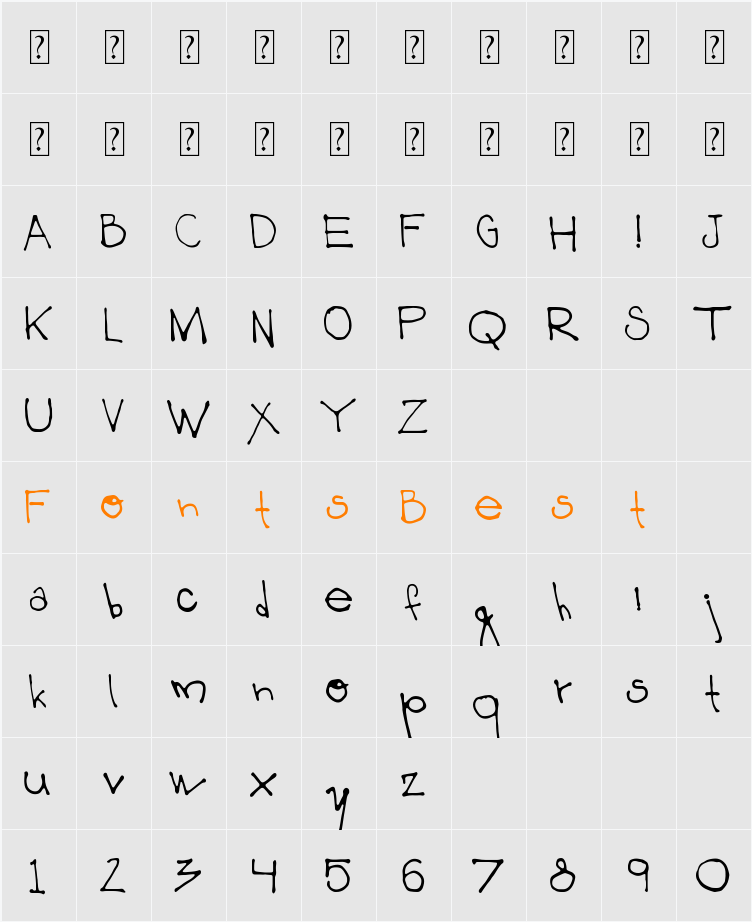 003 Mikey Character Map