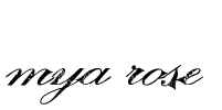 mya rose Font Image