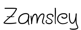 Zamsley Font Image