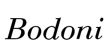 Bodoni