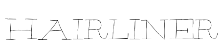 Hairliner Font Image