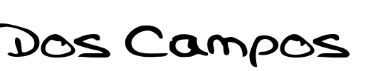 Dos Campos Font Image