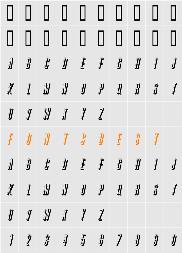 Phoenix Character Map