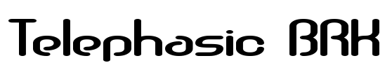 Telephasic BRK Font Image