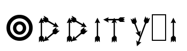 Oddity 1 Font Image