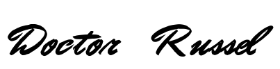 Doctor Russel Font Image
