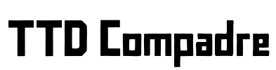 TTD Compadre Font Image