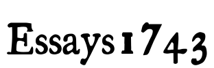 Essays1743