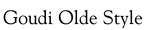 Goudi Olde Style Font Image