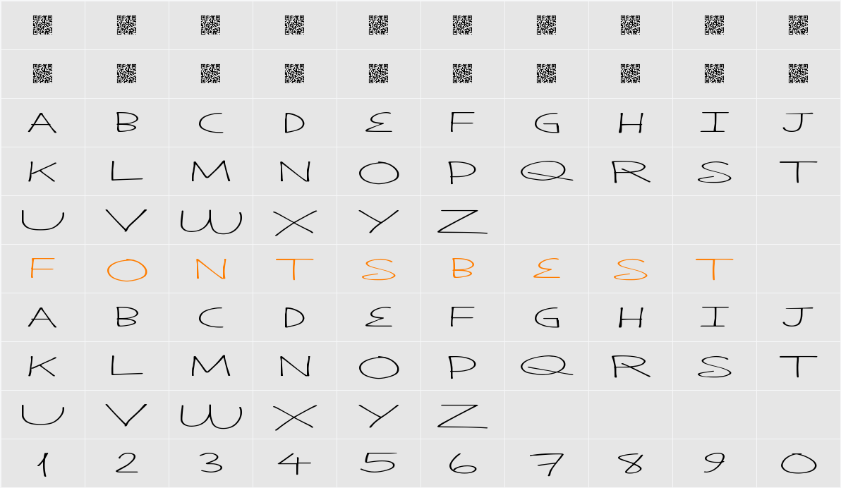 ThinkPlan Character Map