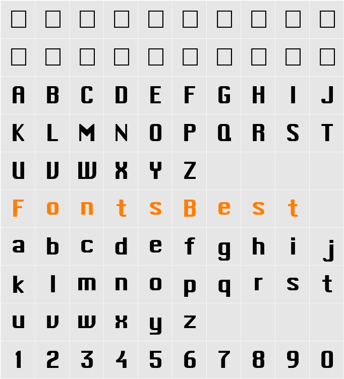 MacType Character Map