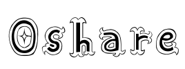 Oshare Font Image