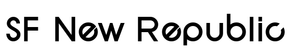 SF New Republic Font Image