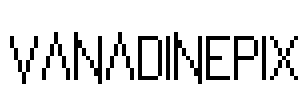 VanadinePix Font Image