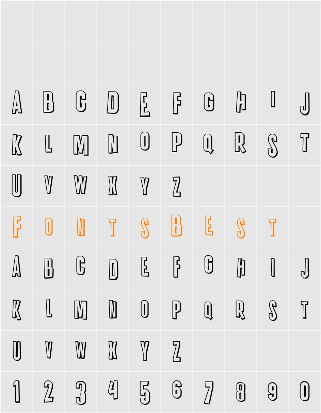 K.P. Duty Overtime JL Character Map