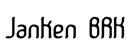 Janken BRK Font Image