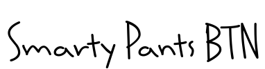 Smarty Pants BTN Font Image