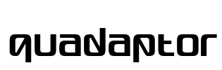 Quadaptor Font Image