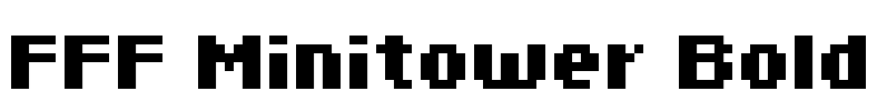 FFF Minitower Bold Font Image