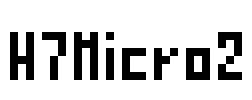 H7Micro2 Font Image