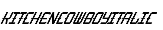 KitchenCowboyItalic