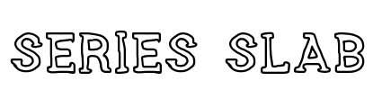 SERIES SLAB Font Image